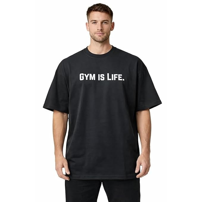 Gym Is Life Oversized T-Shirt