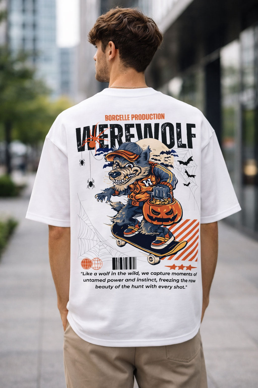 Werewolf Street Oversized T-Shirts