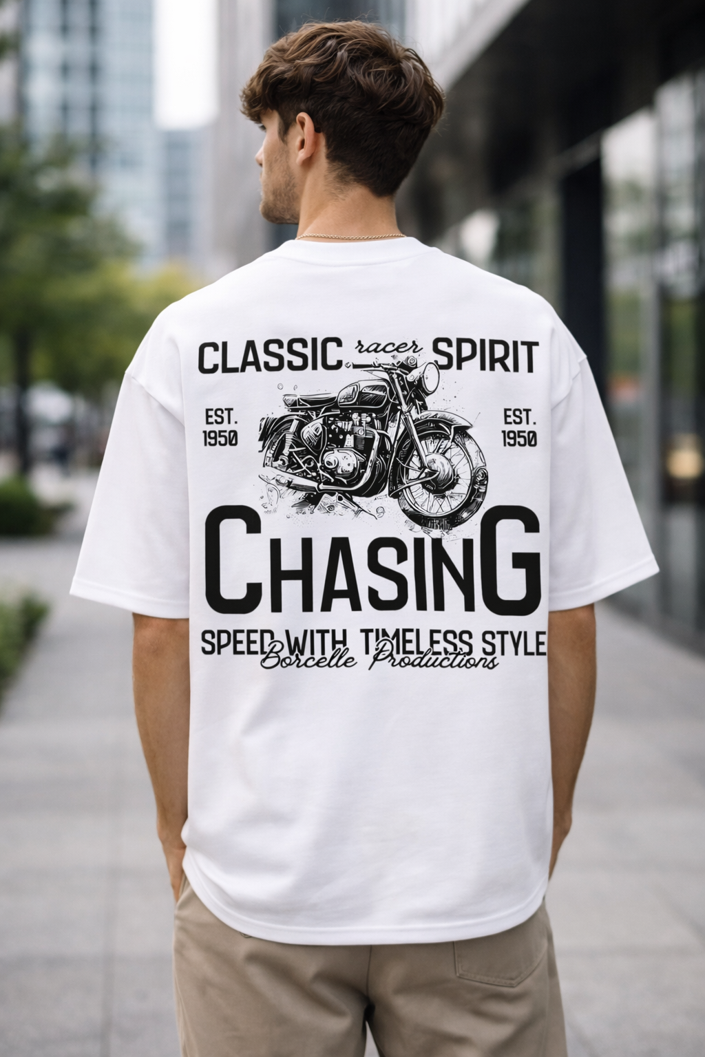 Classic Racer Spirit Oversized T-Shirts
