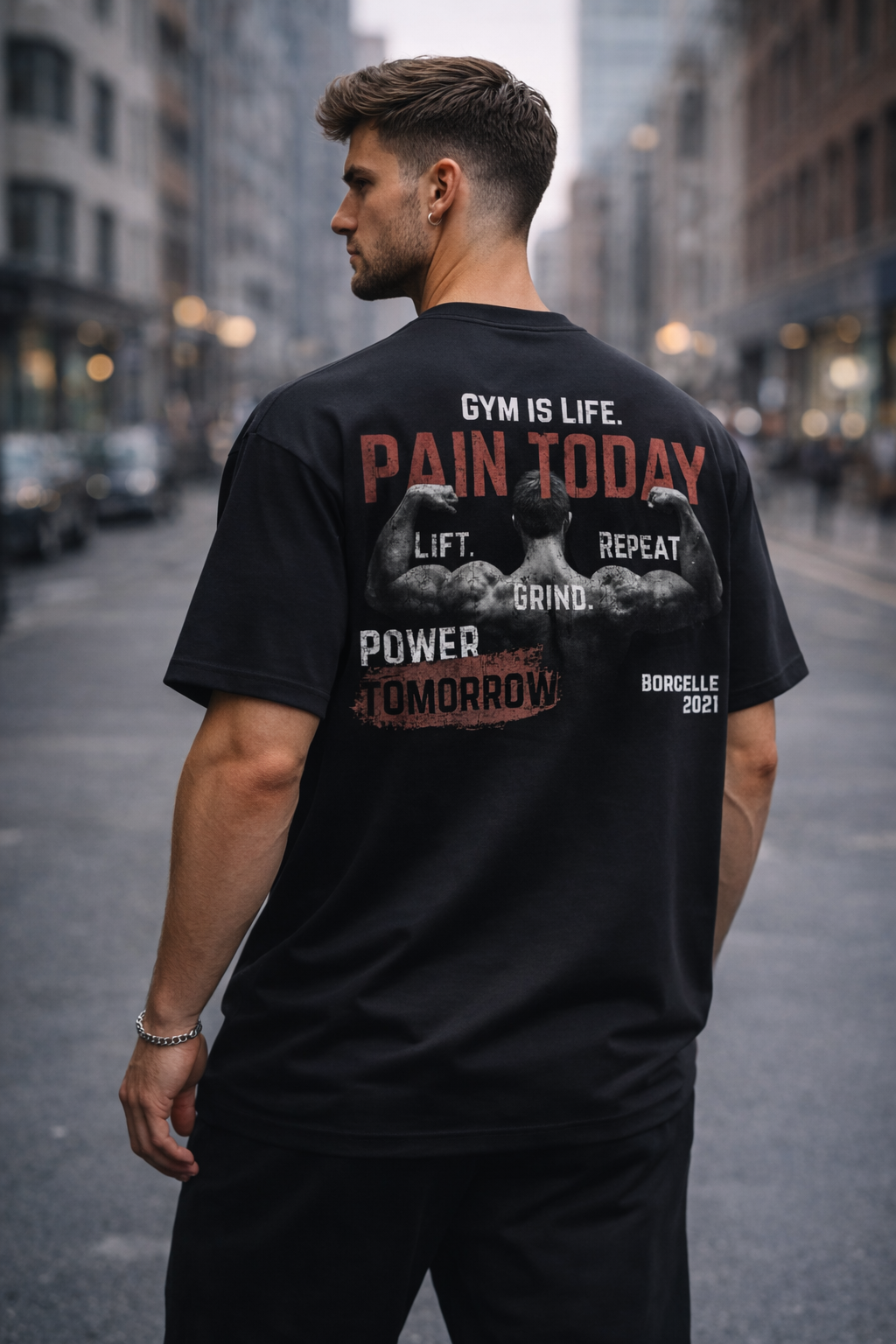 Gym Is Life Oversized T-Shirt