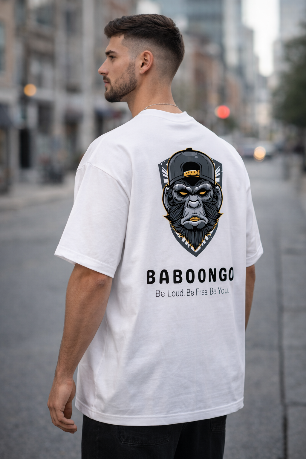 Baboongo - Be Loud Be Free Oversized T-Shirts