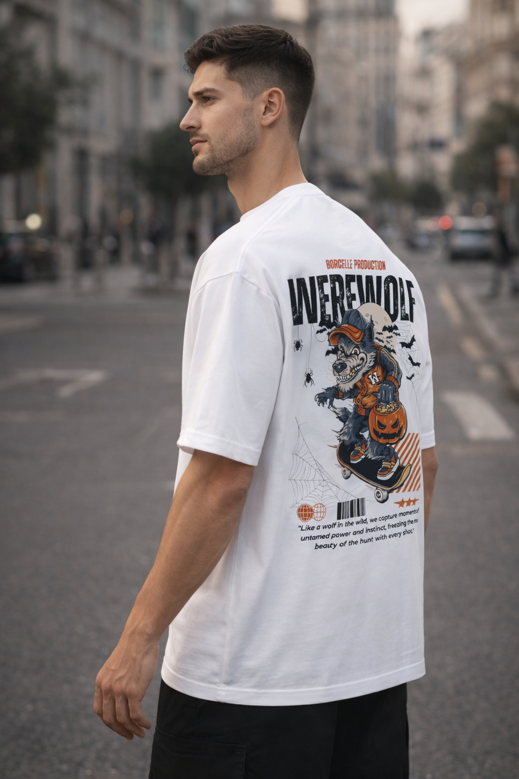 Werewolf Street Oversized T-Shirts