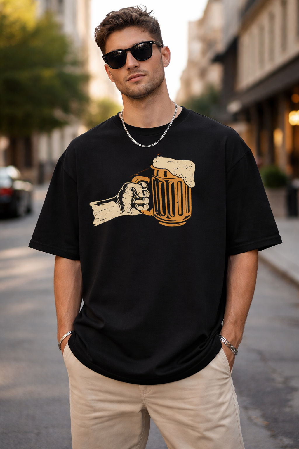 Life is Brewtiful Oversized T-Shirt