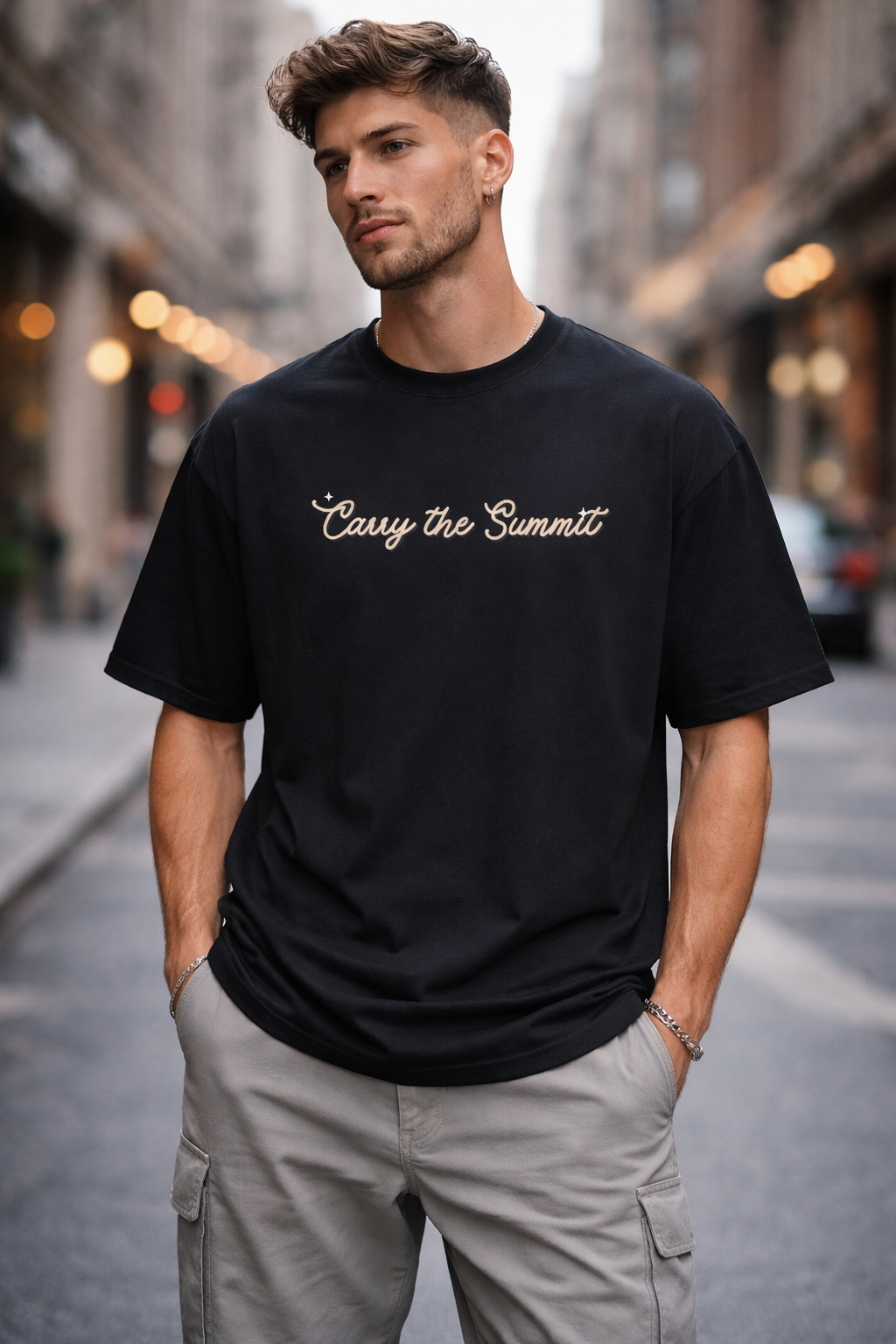 Adventure Begins Oversized T-Shirt