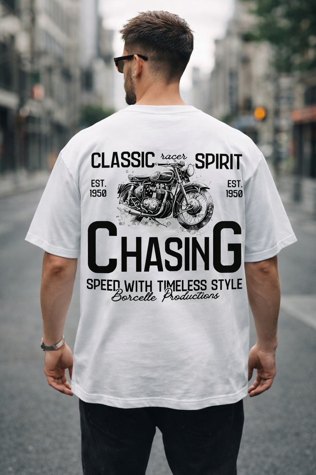 Classic Racer Spirit Oversized T-Shirts