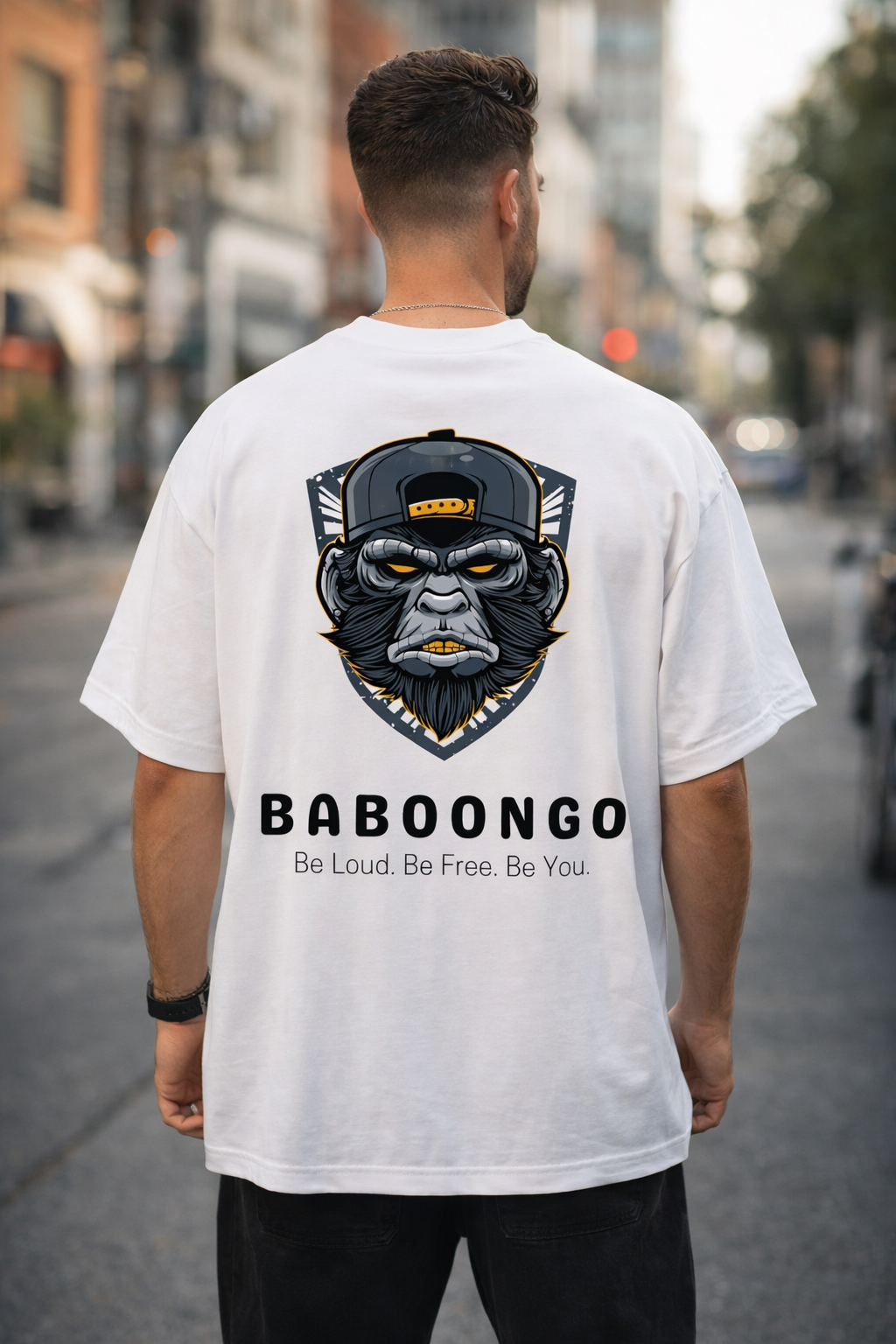 Baboongo - Be Loud Be Free Oversized T-Shirts
