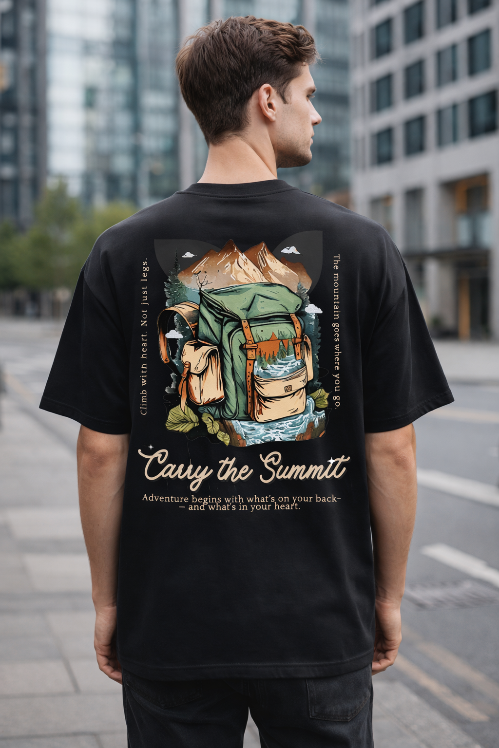 Adventure Begins Oversized T-Shirt