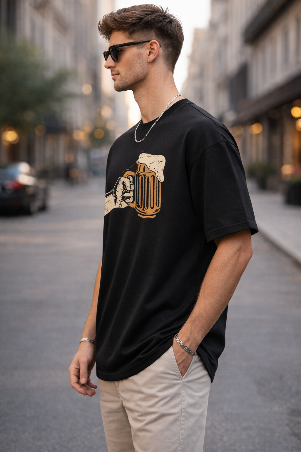 Life is Brewtiful Oversized T-Shirt
