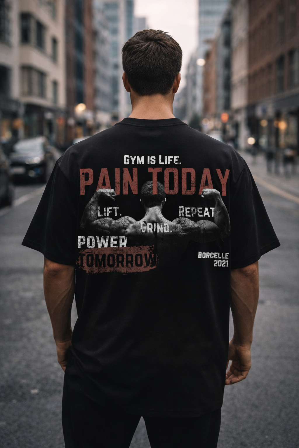 Gym Is Life Oversized T-Shirt