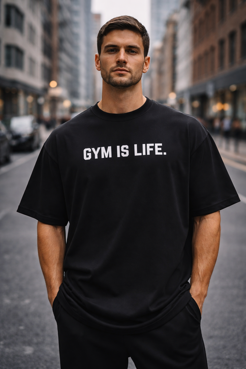 Gym Is Life Oversized T-Shirt