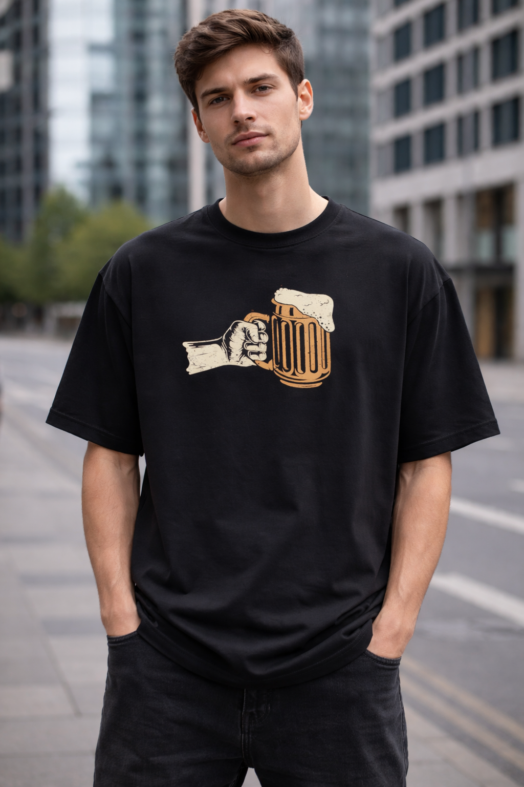 Life is Brewtiful Oversized T-Shirt