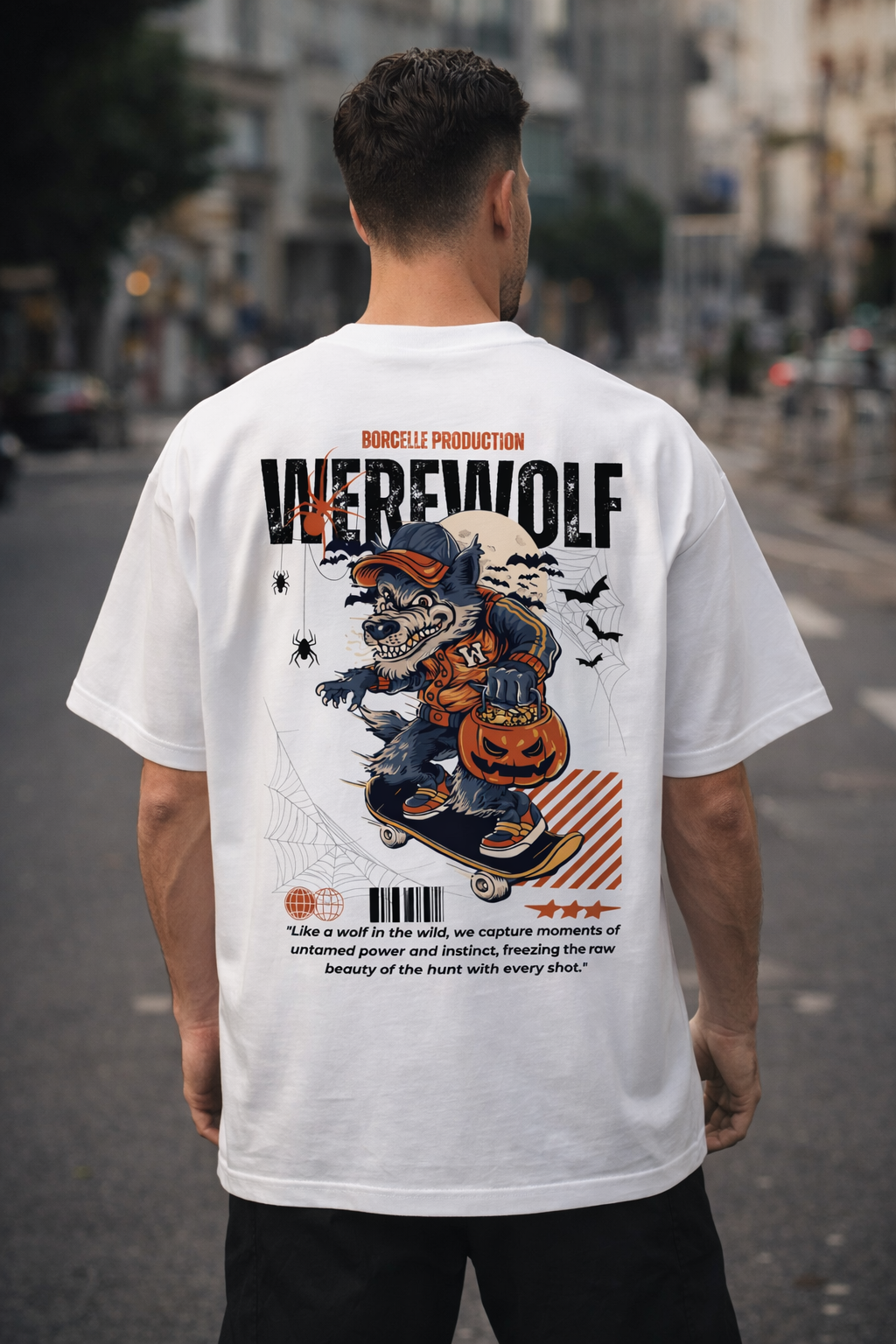 Werewolf Street Oversized T-Shirts